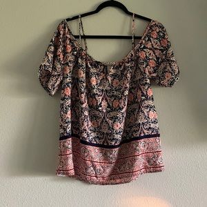 Open shoulder top from stitch fix